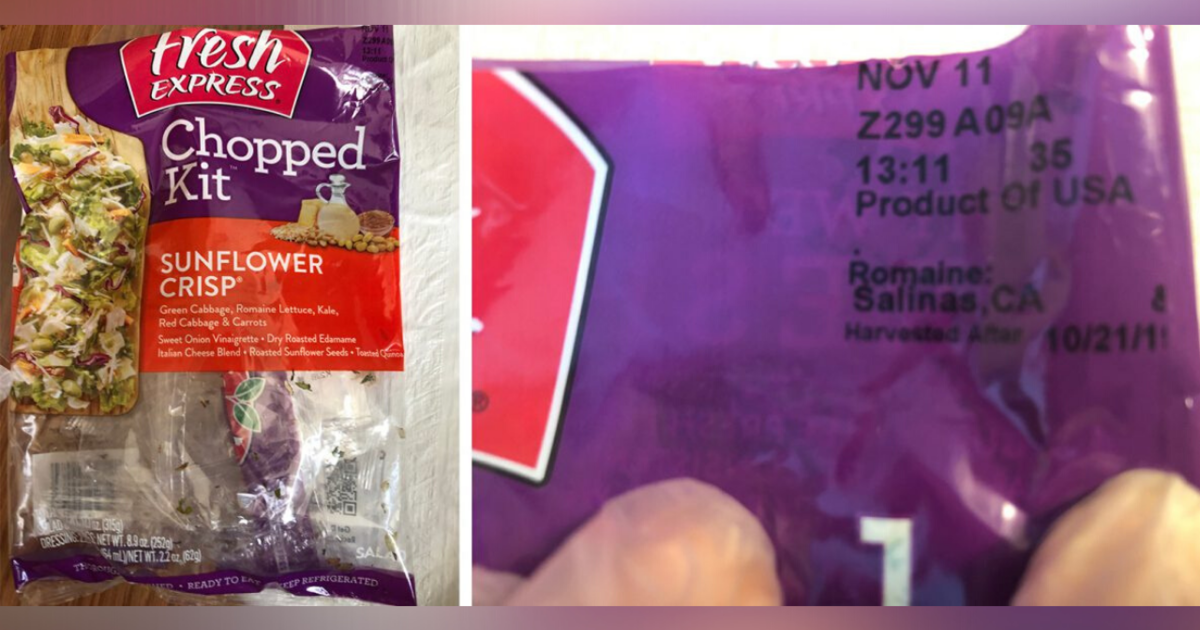 E. Coli Outbreak Linked To Fresh Express Sunflower Crisp Chopped Salad