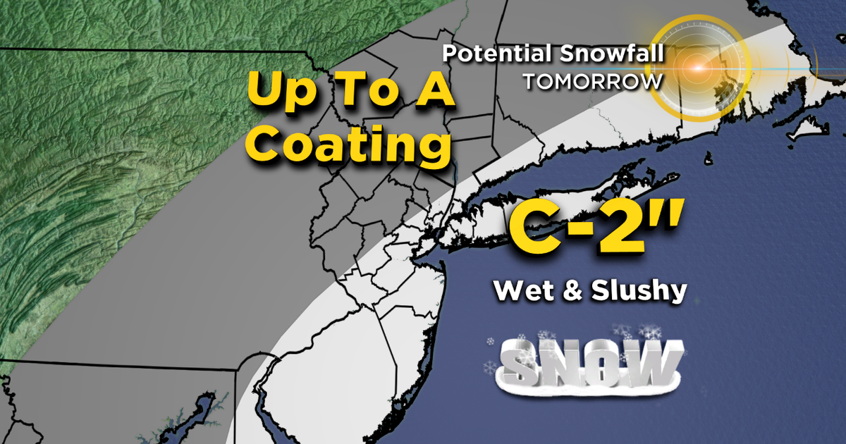 New York Weather: CBS2 12/10 Tuesday Afternoon Forecast - CBS New York