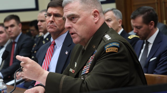 Defense Secretary Esper And Joint Chiefs of Staff Chairman Gen. Milley Testify To House Armed Services Committee On Syria 