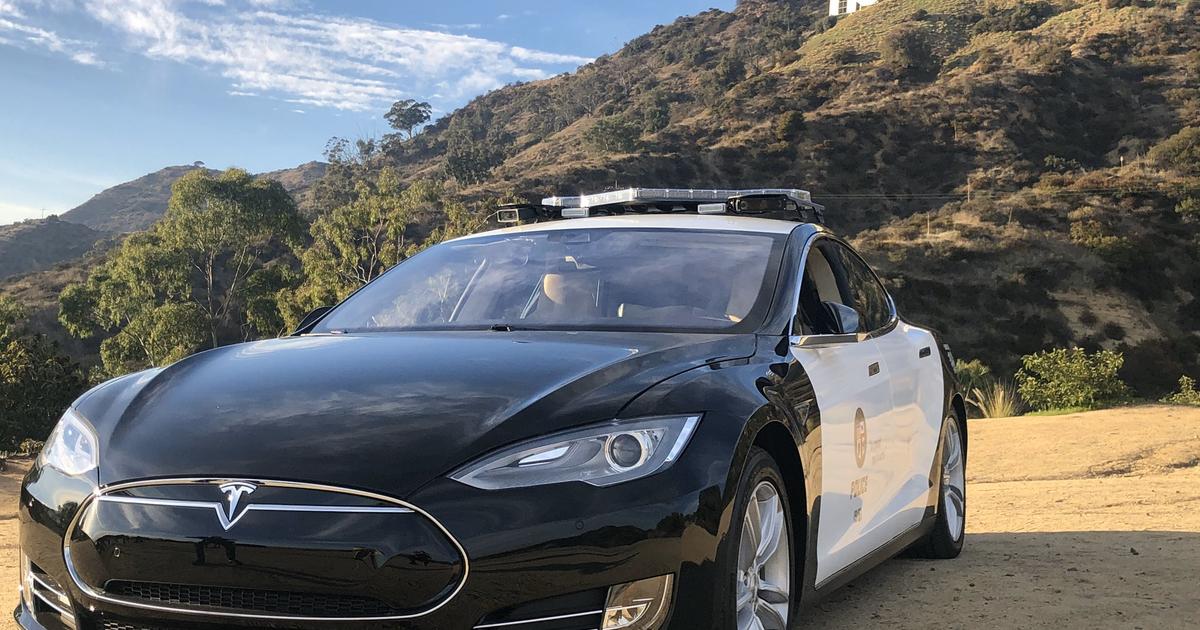 LAPD Begins Testing Tesla Patrol Vehicles In Hollywood - CBS Los Angeles