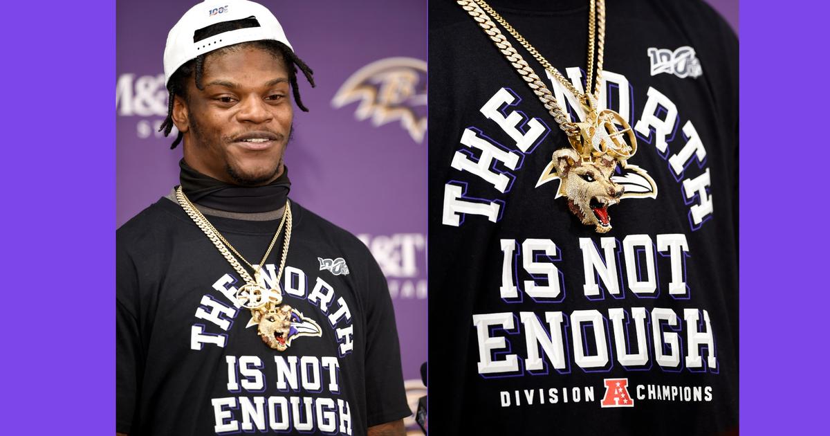 The North Is Not Enough'  Lamar Jackson Sports New Ravens Merch