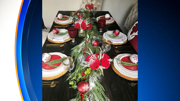 Holiday Christmas Table Decorations 