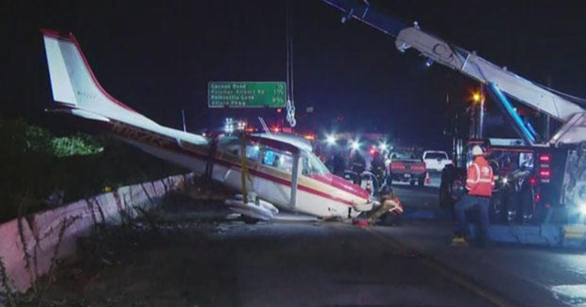 Small Plane On California Freeway: Single-engine Cessna Makes Emergency ...