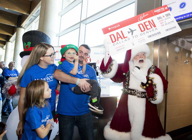 Macy's Believe Campaign: Santa Takes Flight - Dallas 