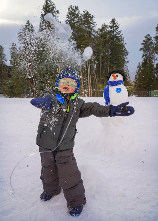 Macy's Believe Campaign: Santa Takes Flight - Breckenridge. 