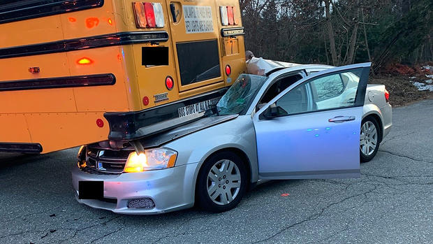 Bedford school bus crash 