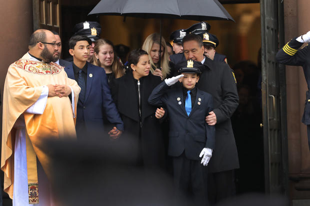 Funeral Held For Police Detective Joseph Seals Killed During Shooting In New Jersey City 