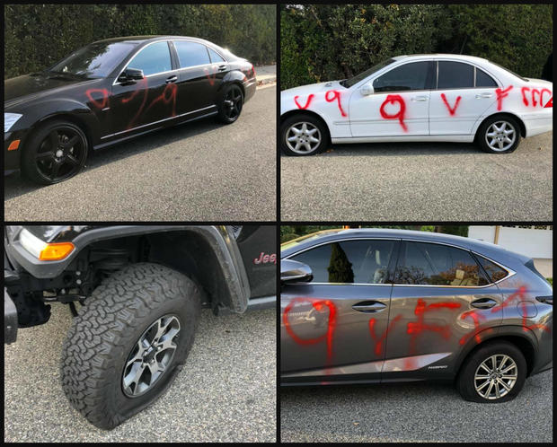Search On For Suspects Who Vandalized Dozens Of Cars In Calabasas 