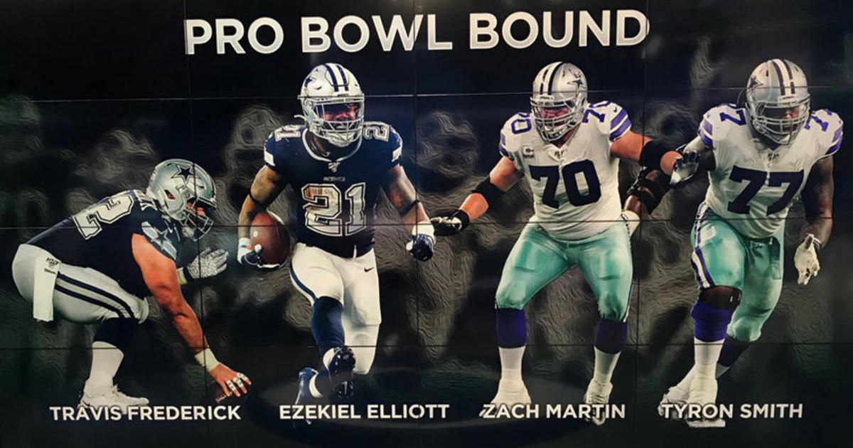 Zeke, 3 Offensive Linemen Named To Pro Bowl