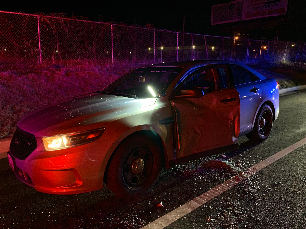 Caught On Camera: Alleged Drunk Driver Crashes Into Aberdeen Police Car ...