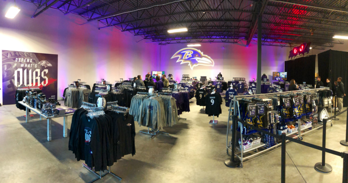 Ravens To Open Official Team Pop-Up Shop In Canton Monday - CBS
