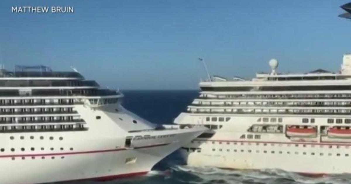 cruise ships collide 2022