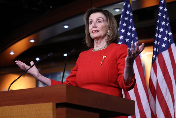 Speaker Pelosi Speaks To The Press In Weekly News Conference 