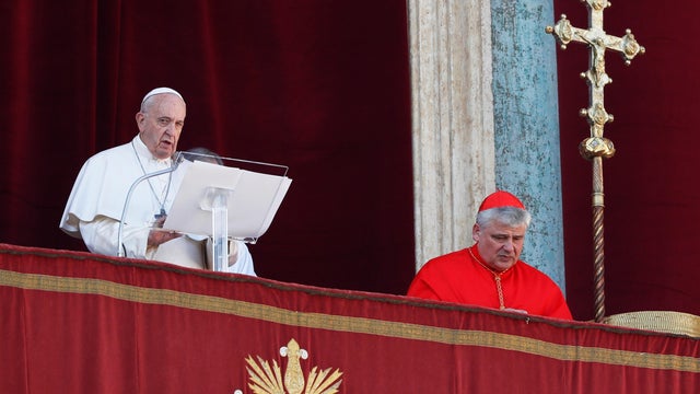 Pope Francis delivers the Christmas Day "Urbi et Orbi" message 