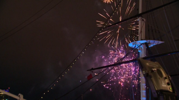 New Year's Fireworks Inner Harbor 4 