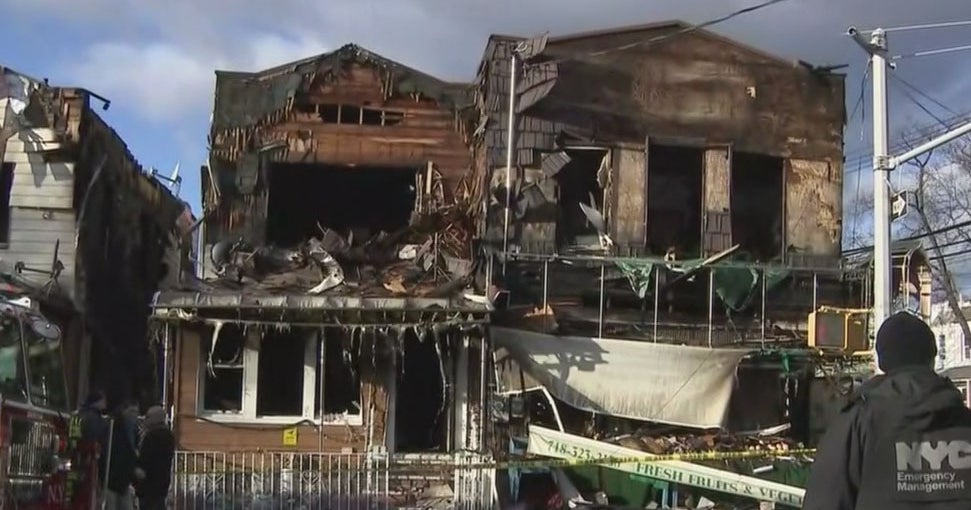 4-Alarm Fire In Queens Injures 10, Leaves Several Buildings Damaged Or ...