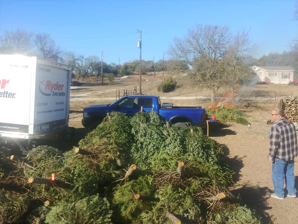 Canes for Veterans Texas uses Christmas trees to make free walking