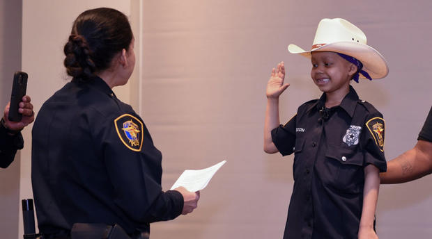 Adriana Nixon honorary Fort Worth police officer 
