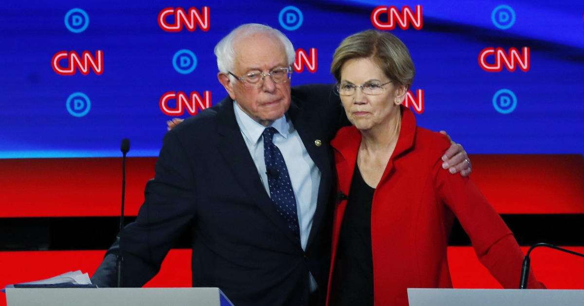 Elizabeth Warren claims Bernie Sanders told her think a woman could win the presidency CBS News