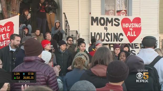 Moms 4 Housing protest 