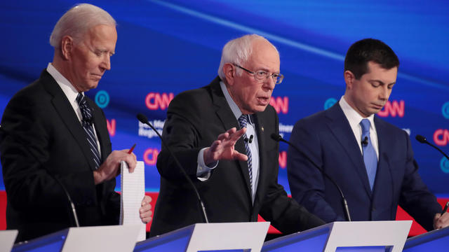 Democratic Presidential Candidates Participate In Presidential Primary Debate In Des Moines, Iowa 