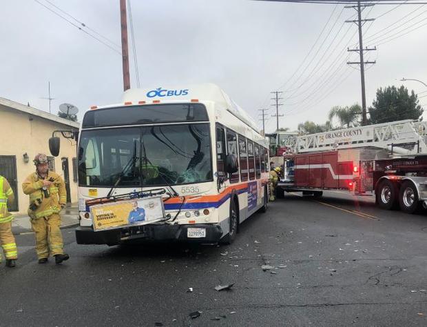 5 Hurt After Bus Collides With SUV in Santa Ana 