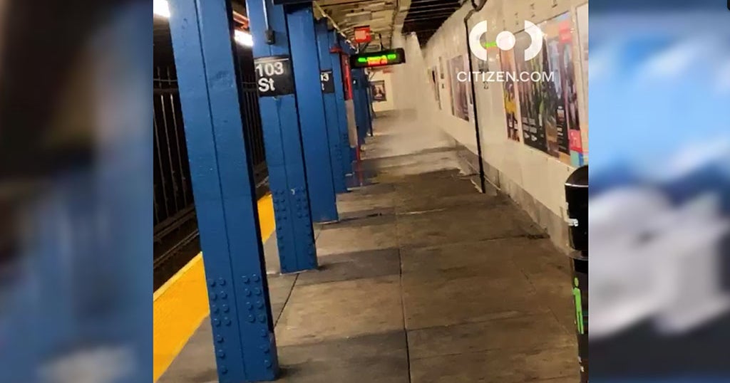 Water Main Break Snarls Traffic, Subway On Upper West Side - CBS New York