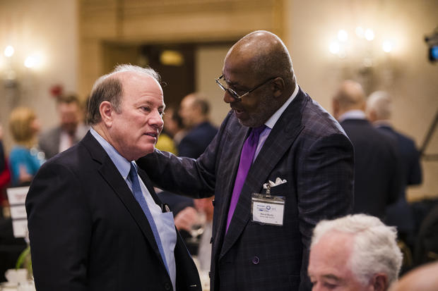 Mayor Mike Duggan and Marvin Beatty 