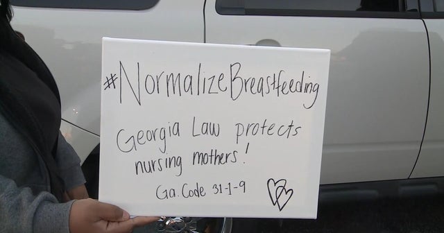 Breastfeeding moms hold "nurse in" at ChickfilA CBS News