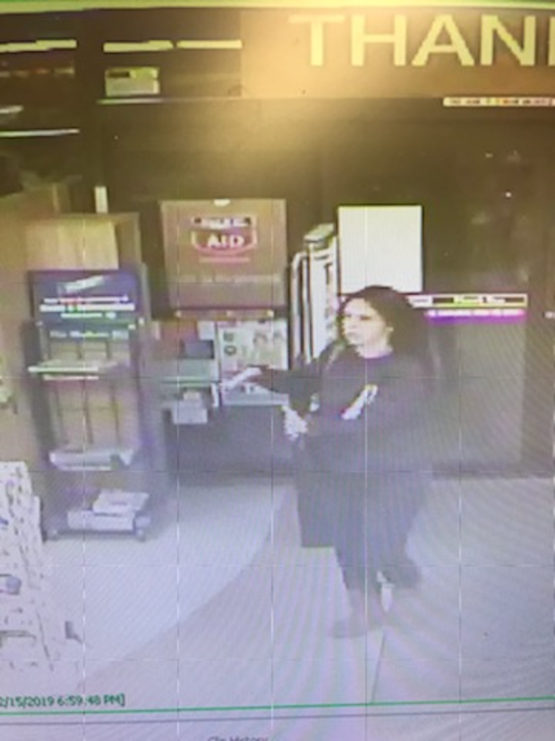 oakdale stolen credit card female suspect 