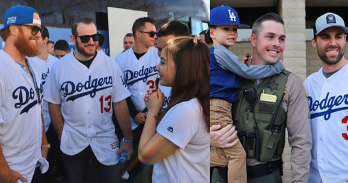 Dodgers help lift spirits with pep rally at Saugus High School