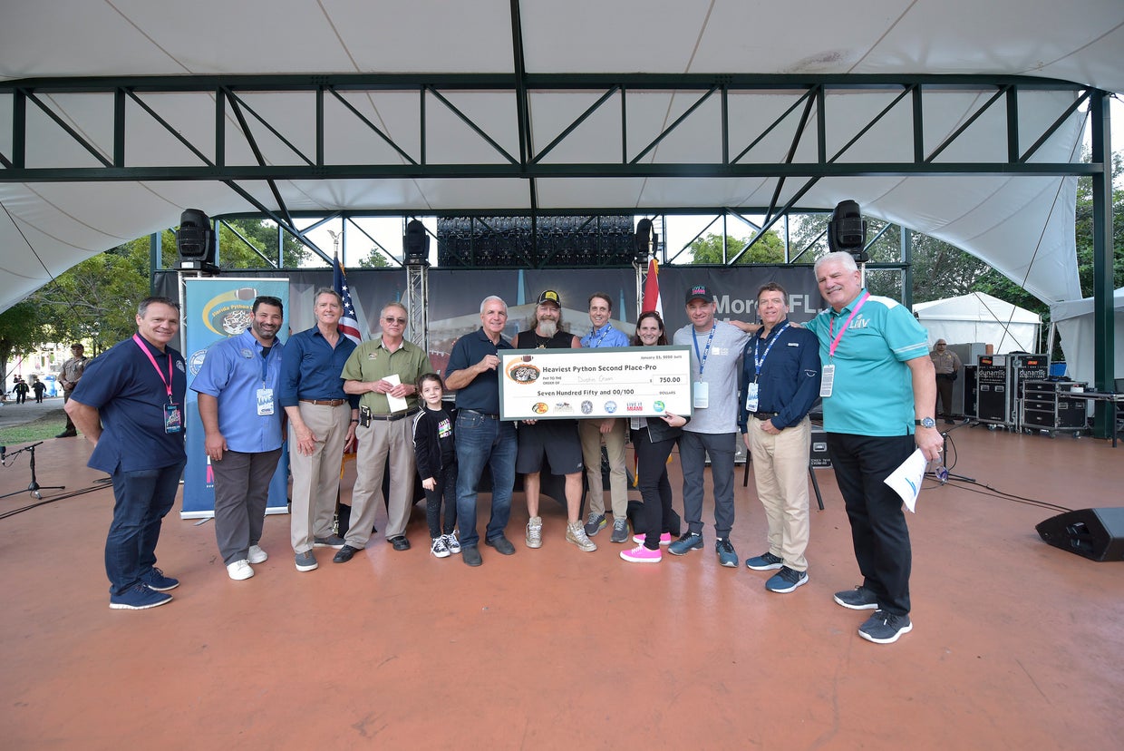 PIX: Super Bowl 2020 Python Bowl Winners