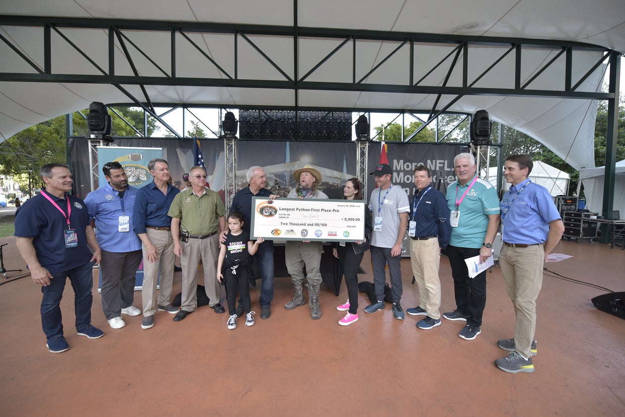 PIX: Super Bowl 2020 Python Bowl Winners