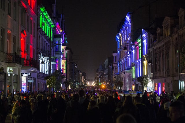 7th Light Move Festival in Lodz 