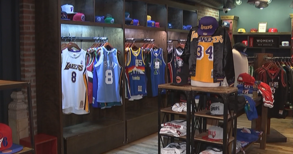 Fans Flock To Mitchell & Ness Store In Center City Philadelphia To