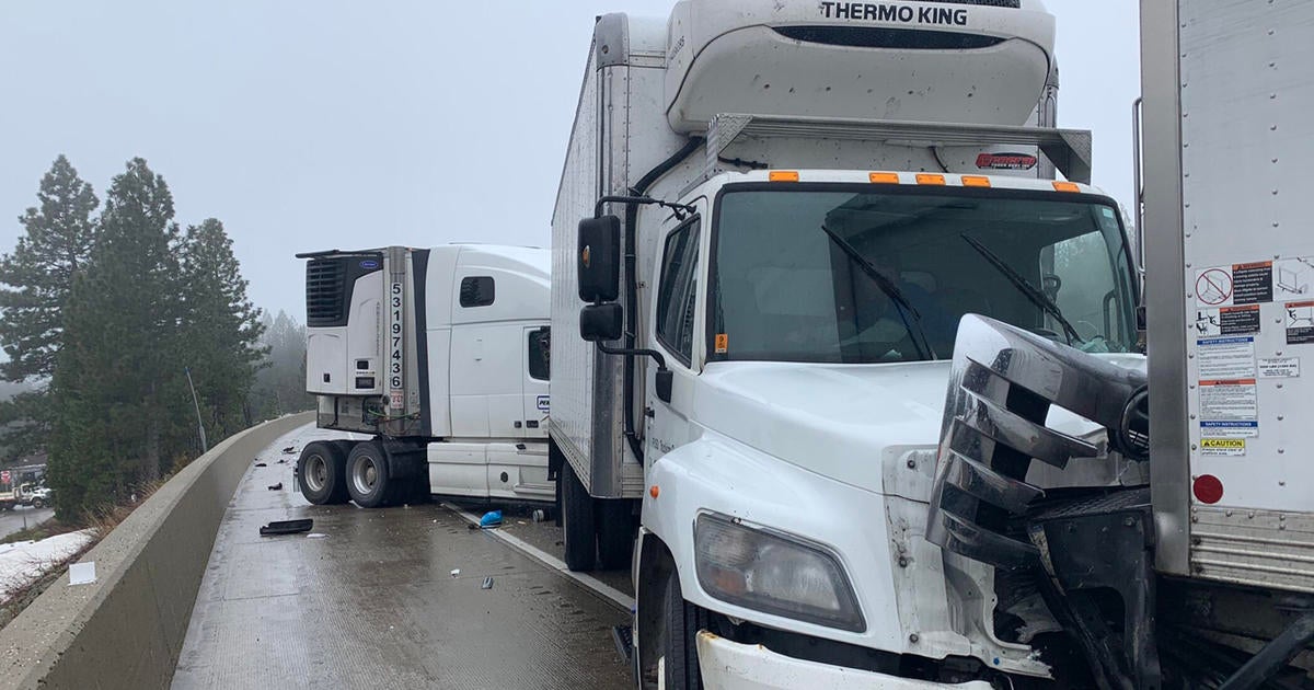 Wet Roads Set Off Chain Of Big Rig Crashes On I-80 Near Nyack; EB ...