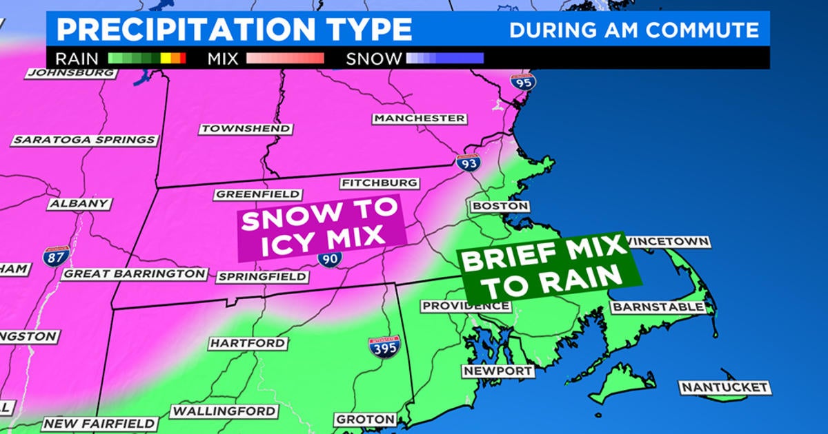 Burst Of Snow Expected For Early Thursday Morning Commute - CBS Boston