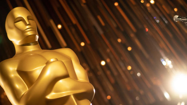 An Oscar statue is displayed at the press preview for the 92nd Academy Awards Governors Ball at the Ray Dolby Ballroom at Hollywood & Highland Center in Los Angeles on January 31, 2020. 