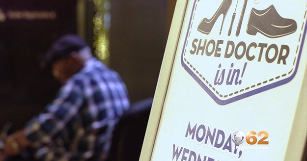 The Shoe Doctor Is 'In' at Detroit's Campus Martius CBS Detroit