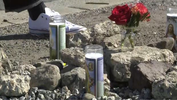 Santa Clara roadside vigil for 15-y/o killed in crash 