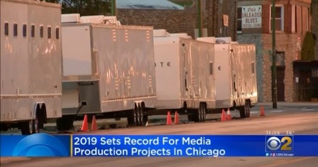 2019 Set Record For Media Production Project In Chicago - CBS Chicago