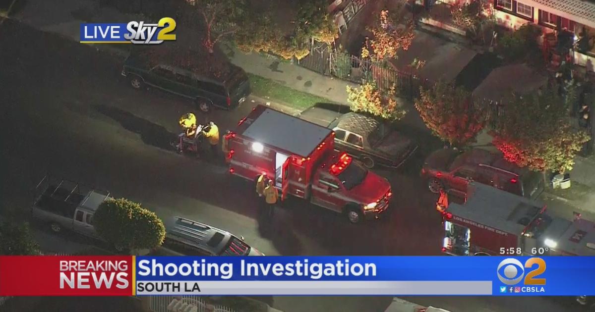 1 Injured In South LA Shooting - CBS Los Angeles