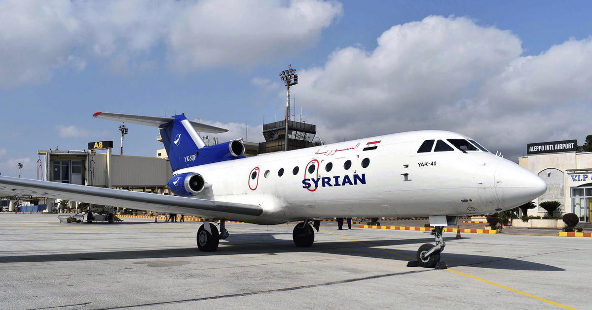 Syria s Aleppo airport resumes flights amid nearby offensive CBS