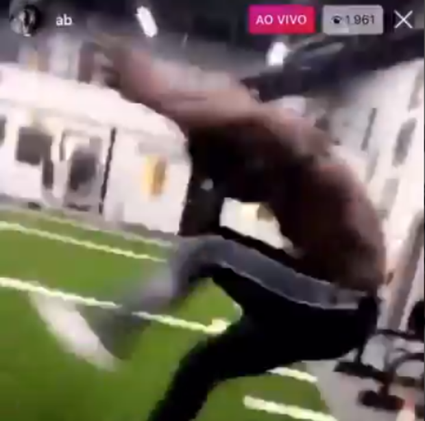 Antonio Brown Weightlifting Accident 3 