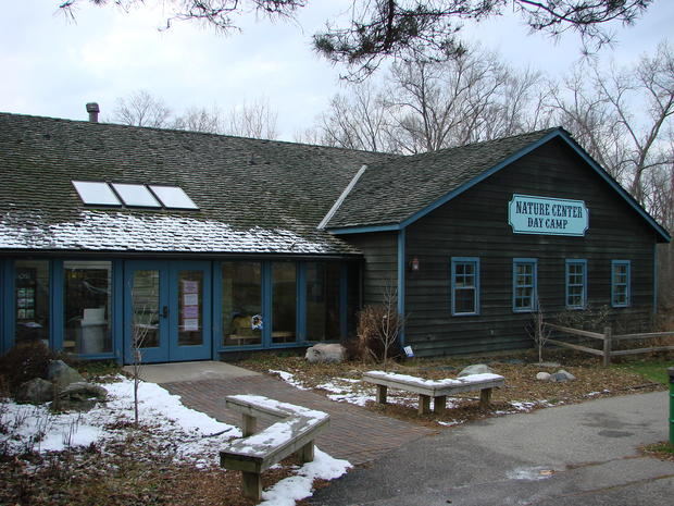 Nature Center Building in Winter 