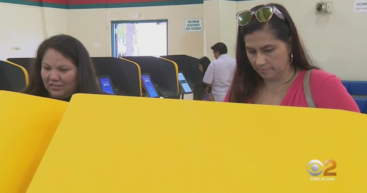 Early Voting Begins Saturday In Los Angeles County - CBS Los Angeles