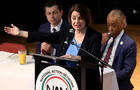 Democratic Presidential Candidates Attend National Action Network's Ministers' Breakfast 