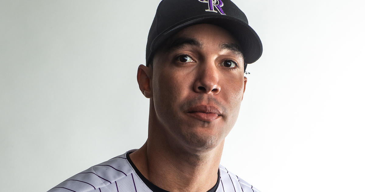 Nolan Arenado of the Colorado Rockies poses for a portrait during