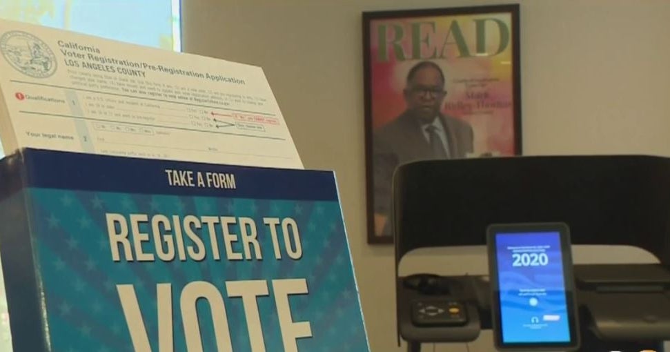 All LA County Voting Centers To Open Saturday - CBS Los Angeles