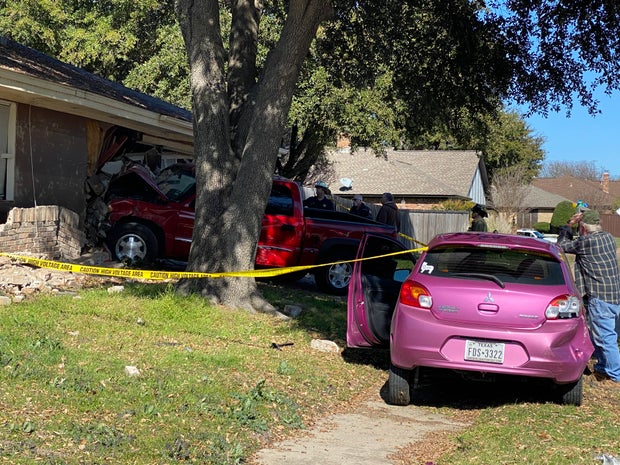Vehicle into house in North Richland Hills 